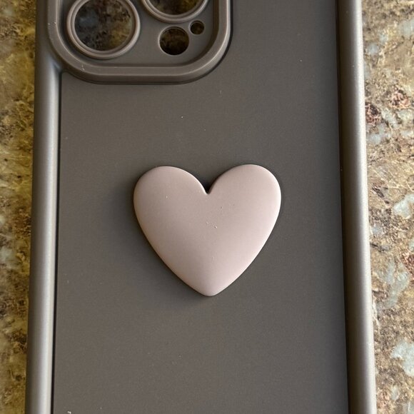 iPhone 14/15 Pro Max Case INS Stylish 3D Love Heart - Picture 2 of 3